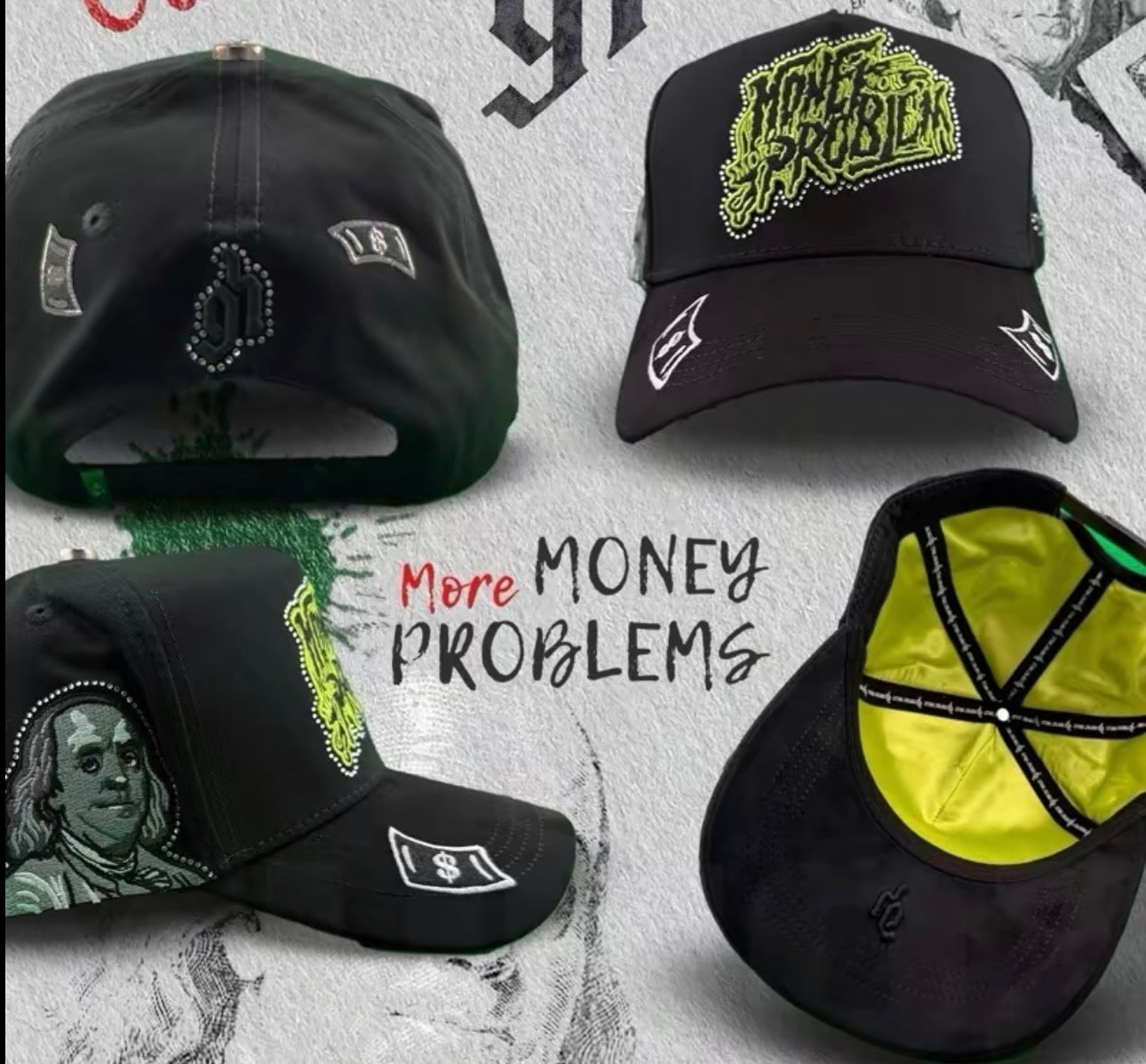 Gorra More Money More Problem FULL SET